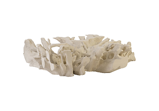 Picture of CAST ROOT COFFEE TABLE, WHITE STONE