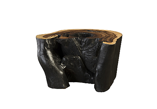 Picture of CHAMCHA WOOD COFFEE TABLE BURNT EDGE