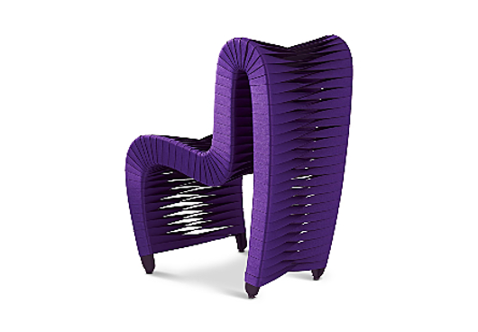 Picture of SEAT BELT DINING CHAIR PURPLE
