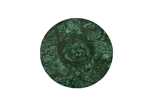 Picture of MALACHITE STONE SIDE TABLE ROUND, SM