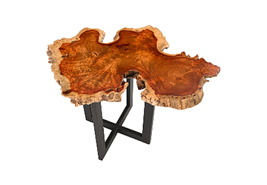 Picture of BURLED WOOD SIDE TABLE