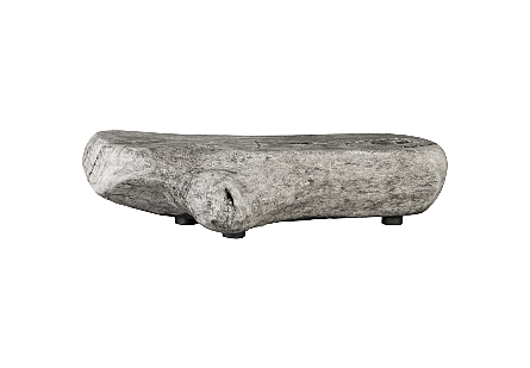 Picture of CHAMCHA WOOD FREEFORM COFFEE TABLE GREY STONE