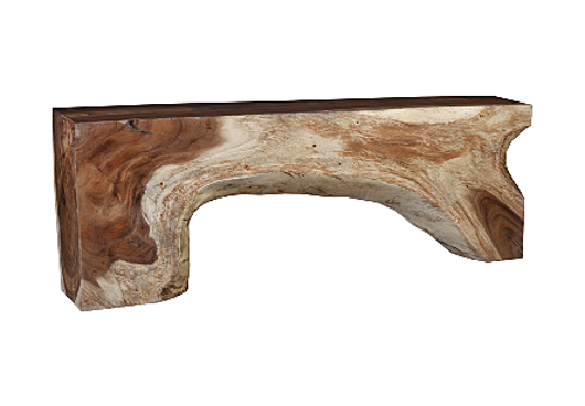 Picture of CHAMCHA WOOD CONSOLE TABLE NATURAL