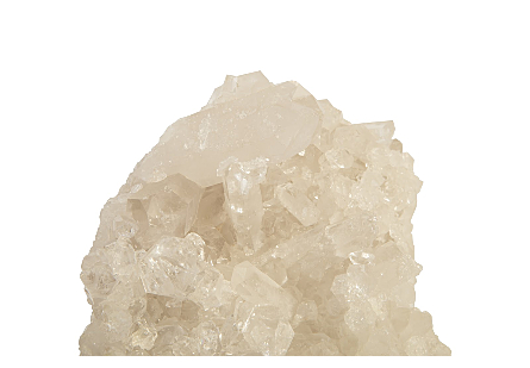 Picture of WHITE QUARTZ CRYSTAL SCULPTURE ON STAND ASSORTED