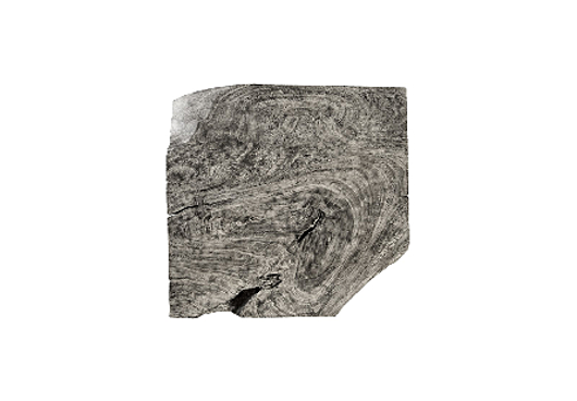 Picture of CHAMCHA WOOD THICK COFFEE TABLE SQUARE, GREY STONE