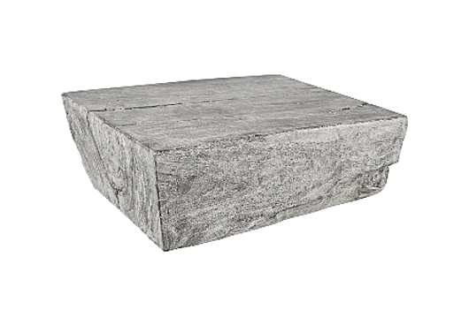 Picture of CHAMCHA WOOD COFFEE TABLE GREY STONE