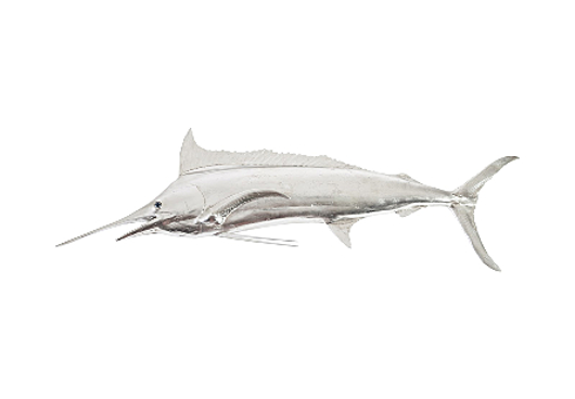 Picture of BLUE MARLIN FISH SILVER LEAF
