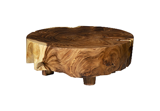 Picture of CHAMCHA WOOD COFFEE TABLE ROUND