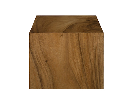 Picture of ORIGINS PEDESTAL MITERED CHAMCHA WOOD, NATURAL, MD