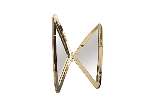 Picture of BUTTERFLY MIRROR PLATED BRASS FINISH