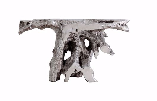 Picture of BRIVO FREEFORM CONSOLE TABLE SILVER LEAF