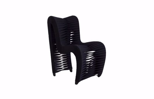 Picture of SEAT BELT DINING CHAIR BLACK/BLACK