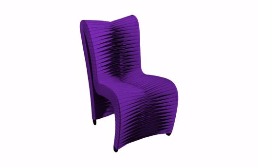 Picture of SEAT BELT DINING CHAIR, HIGH BACK PURPLE