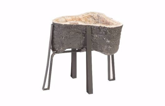 Picture of AMETHYST SIDE TABLE METAL BASE