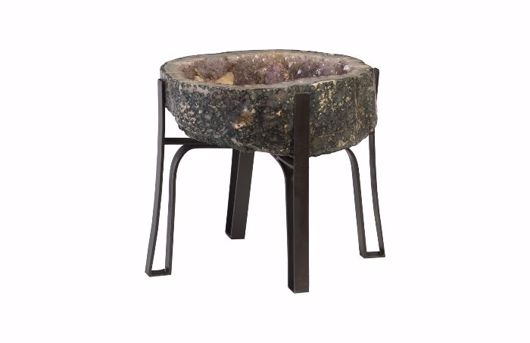 Picture of AMETHYST SIDE TABLE METAL BASE