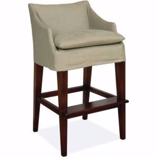 Picture of C5203-52 SLIPCOVERED CAMPAIGN BAR STOOL