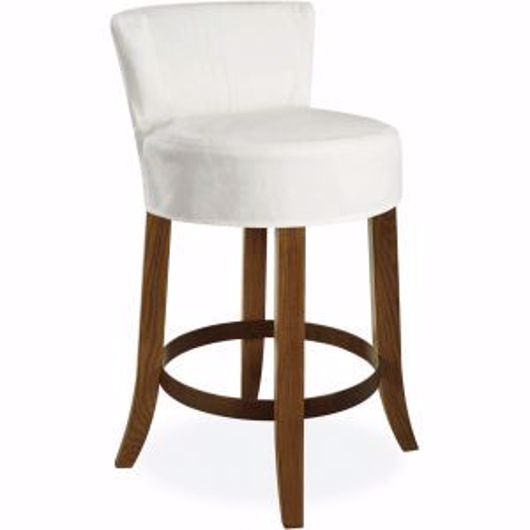 Picture of C5983-51SW SLIPCOVERED SWIVEL COUNTER STOOL
