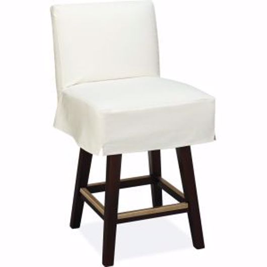 Picture of C7001-51SW SLIPCOVERED SWIVEL COUNTER STOOL