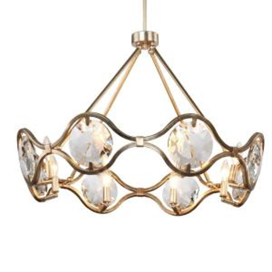 Picture of QUINCY - EIGHT LIGHT CHANDELIER