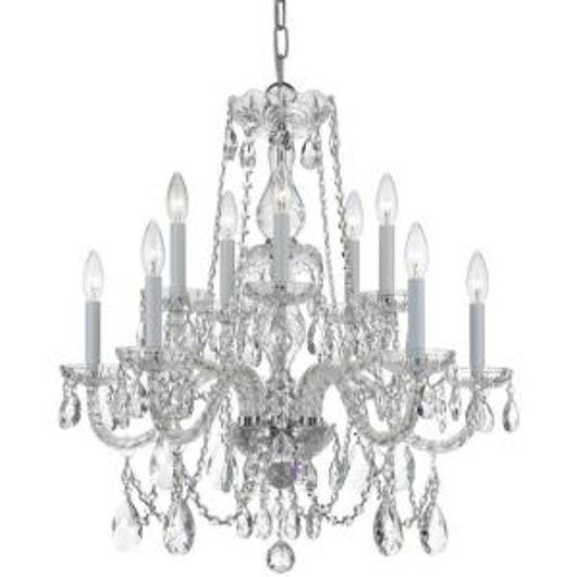 Picture of TRADITIONAL CRYSTAL - TEN LIGHT CHANDELIER