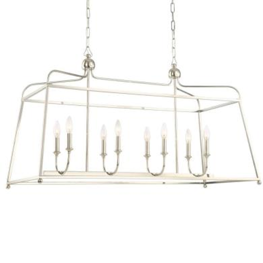 Picture of SYLVAN - EIGHT LIGHT CHANDELIER - NO SHADES