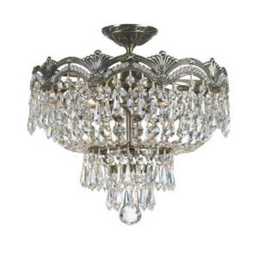 Picture of MAJESTIC CRYSTAL 3 LIGHT CEILING MOUNT