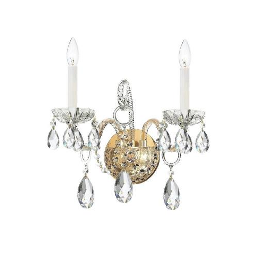 Picture of TRADITIONAL CRYSTAL - TWO LIGHT WALL SCONCE