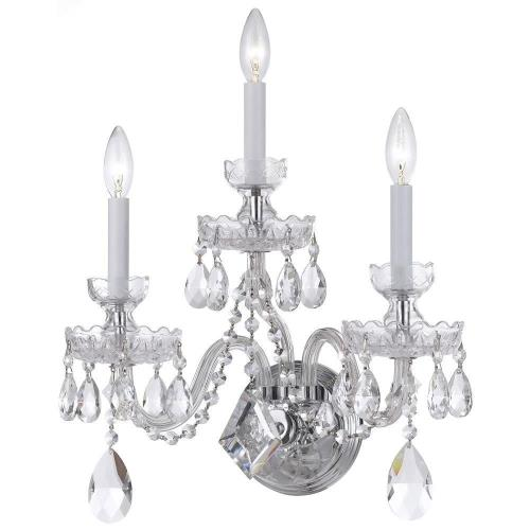 Picture of TRADITIONAL CRYSTAL - THREE LIGHT CHANDELIER