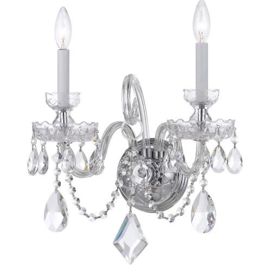 Picture of TRADITIONAL CRYSTAL - TWO LIGHT WALL SCONCE