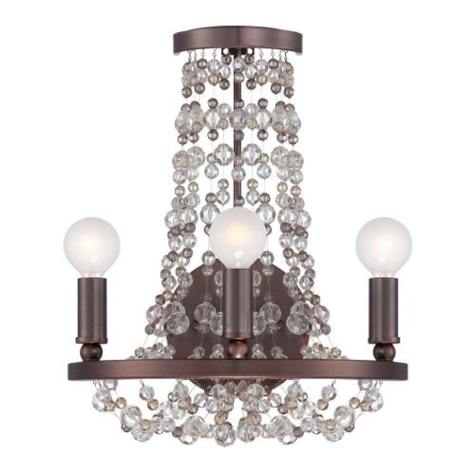 Picture of CHANNING - THREE LIGHT WALL SCONCHANDELIER