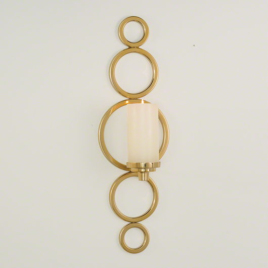 Picture of PROGRESSIVE RING SCONCE-BRASS