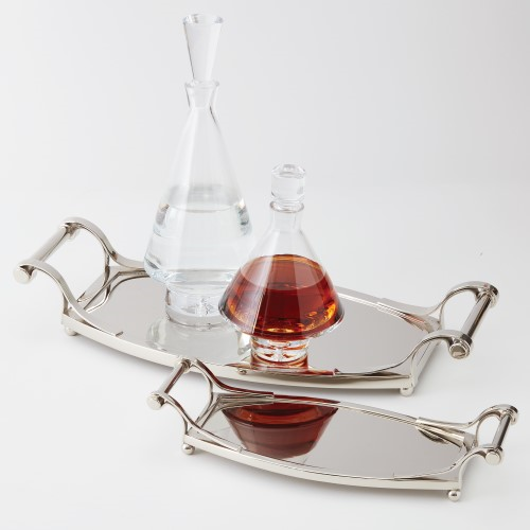 Picture of SLEEK DECO TRAY-NICKEL