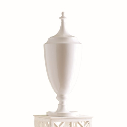 Picture of GRANDE URN W/LID-WHITE