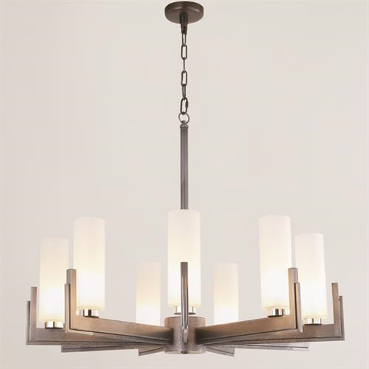Picture of STOIC CHANDELIER-OMBRE NICKEL