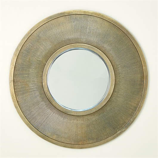 Picture of SUNRAY MIRROR-ANTIQUE BRASS