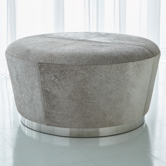 Picture of TAPERED OTTOMAN-GREY HAIRON