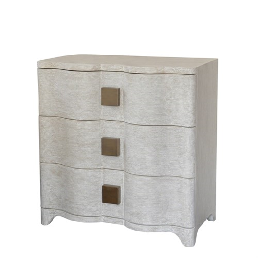 Picture of TOILE LINEN BEDSIDE CHEST