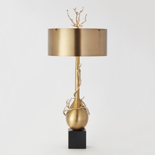 Picture of TWIG BULB LAMP-BRASS