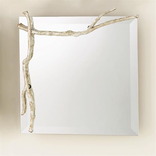 Picture of TWIG MIRROR-SILVER LEAF