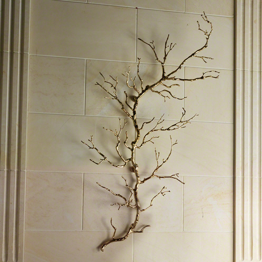 Picture of TWIG WALL ART-BRASS