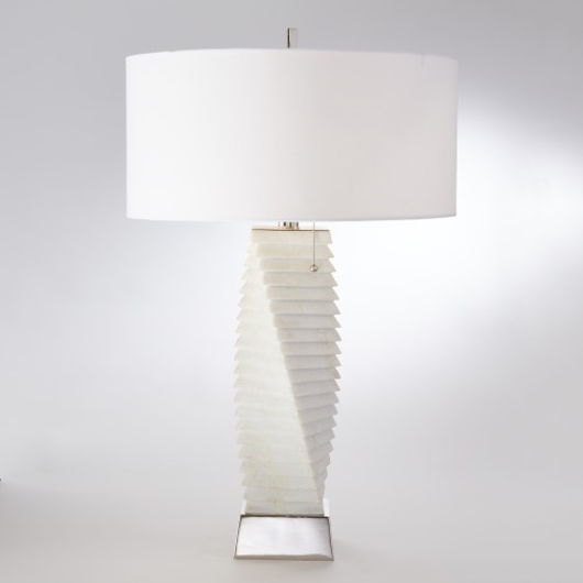 Picture of TWISTED MARBLE LAMP