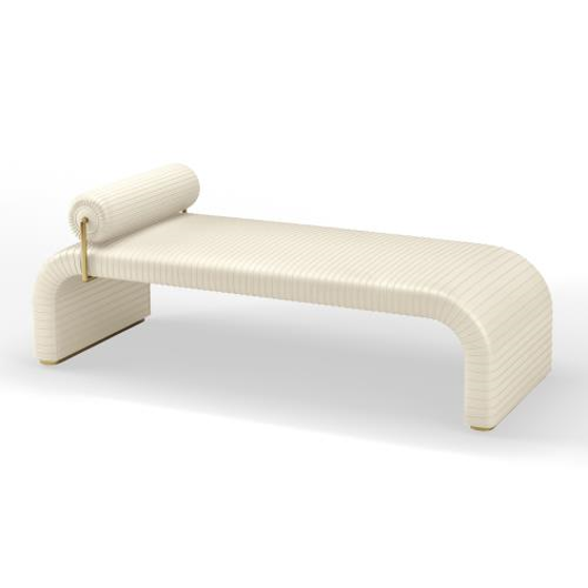 Picture of CADE DAYBED-MILK LEATHER