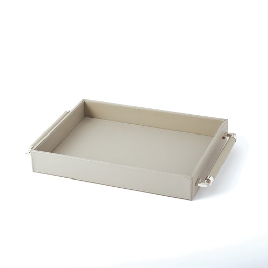 Picture of DOUBLE HANDLE SERVING TRAY-GREY