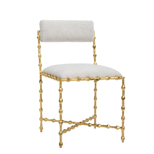 Picture of ELDER DINING CHAIR-GOLD LEAF