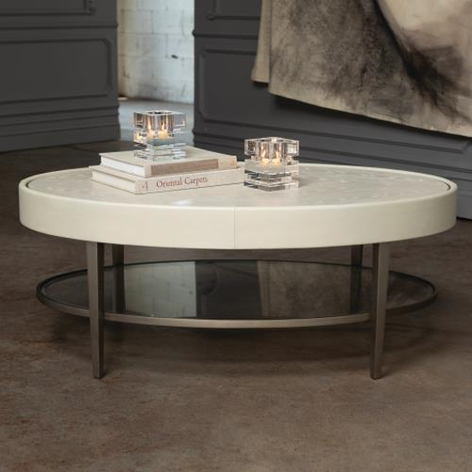 Picture of ELLIPSE COCKTAIL TABLE-IVORY