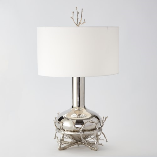 Picture of FAT NICKEL TWIG TABLE LAMP