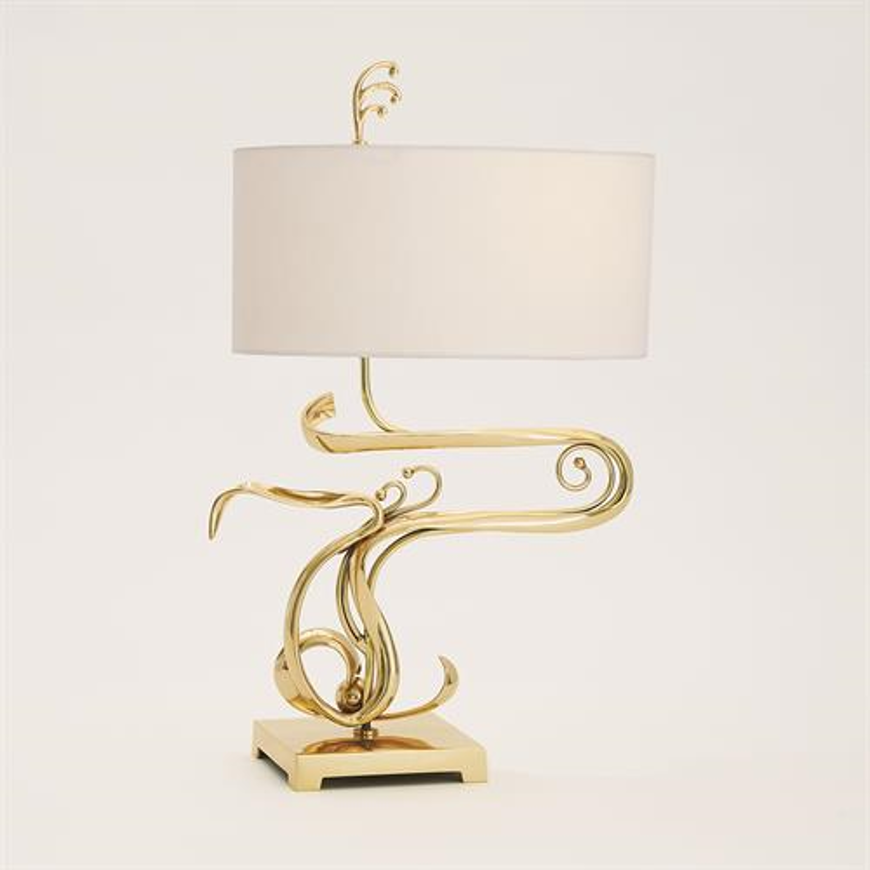 Picture of FETE TABLE LAMP-BRASS