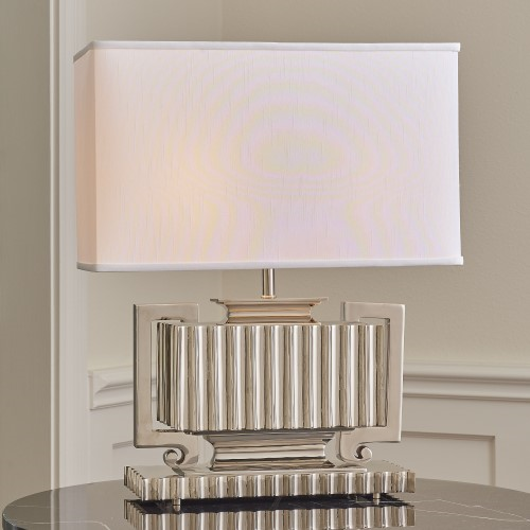 Picture of FLUTED URN LAMP-NICKEL