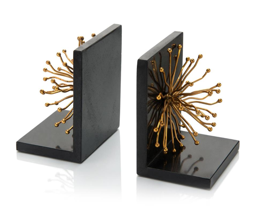 Picture of SET OF TWO SUNRAY FLOWER BOOKENDS