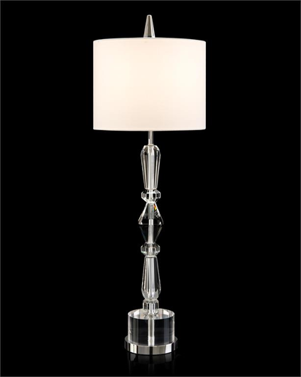 Picture of STACKED CRYSTAL TABLE LAMP